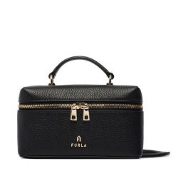 Torebka Furla. Czarne torebki klasyczne damskie Furla, bez wzorów, bez dodatków. Za 944.99 zł.