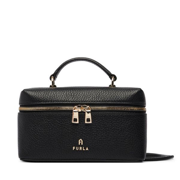 Torebka Furla. Czarne torebki klasyczne damskie Furla, bez wzorów, bez dodatków. Za 944.99 zł.