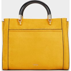 Parfois - Torebka. Żółte torebki klasyczne damskie Parfois, bez wzorów, z materiału, średnie, bez dodatków. Za 149.90 zł.