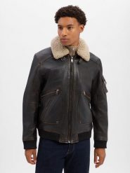 Mauritius kurtka skórzana Mężczyźni brązowy, XXXL. Brązowe kurtki męskie Mauritius, m, bez wzorów, bez kaptura. Za 1,249.95 zł.