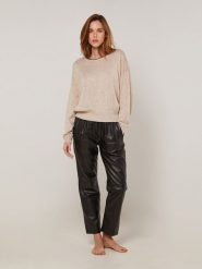 Rodier Sweter w kolorze beżowym rozmiar: M. Brązowe swetry klasyczne damskie Rodier, m, bez kołnierzyka. Za 270.39 zł.