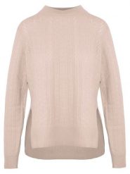 Malo Optimum Sweter w kolorze jasnoróżowym rozmiar: M. Różowe golfy damskie Malo Optimum, m, z kaszmiru, bez kołnierzyka. Za 523.38 zł.