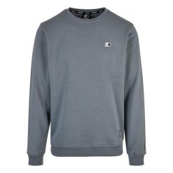 Sweter z okrągłym dekoltem Starter Essential. Niebieskie swetry męskie Starter, na zimę, m, bez wzorów, bez kołnierzyka. Za 227.00 zł.