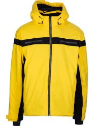 Peak Mountain Kurtka narciarska w kolorze żółtym rozmiar: XL. Żółte kurtki narciarskie i snowboardowe damskie Peak Mountain, m, bez wzorów, z materiału, bez kaptura, narciarskie. Za 546.48 zł.
