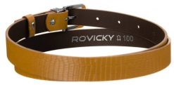 Pasek damski j. brązowy Rovicky ZPD-S2,5CK. Brązowe paski damskie ROVICKY, bez wzorów, ze skóry. Za 38.99 zł.