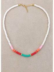 Nakkash Pozłacany naszyjnik - dł. 40 cm rozmiar: onesize. Niebieskie naszyjniki damskie Nakkash, pozłacane. Za 21.99 zł.