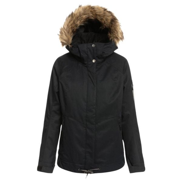 Kurtka narciarska damska Roxy Meade. Czarne kurtki damskie Roxy, m, bez wzorów, z poliesteru, bez kaptura, narciarskie. W wyprzedaży za 469.00 zł.