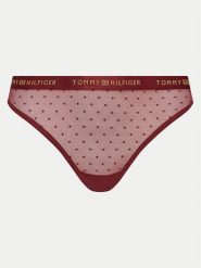 Tommy Hilfiger Stringi UW0UW05533 Czerwony. Czerwone stringi damskie Tommy Hilfiger, l, bez wzorów, z syntetyku. Za 69.99 zł.