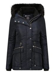 Geographical Norway Kurtka zimowa "Acam" w kolorze granatowym rozmiar: L. Niebieskie kurtki damskie Geographical Norway, na zimę, l, bez wzorów, z puchu, bez kaptura. Za 247.11 zł.