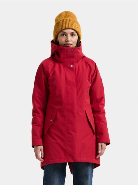 Didriksons Parka Kobiety czerwony, 36. Czerwone parki damskie Didriksons, bez wzorów. Za 1,249.95 zł.