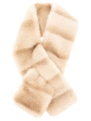 Zwillingsherz Szal w kolorze beżowym - 88 x 11 cm rozmiar: onesize. Brązowe szaliki i kominy damskie Zwillingsherz, bez wzorów, z materiału. Za 99.95 zł.