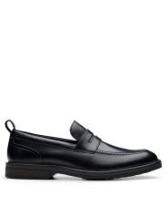 Clarks Lordsy Aldwin Step 26178429 Czarny. Czarne mokasyny męskie Clarks, ze skóry. Za 479.80 zł.