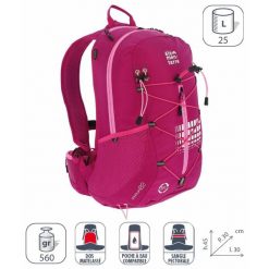 Plecak Elementerre sarawat 25 l. Czerwone plecaki męskie Elementerre, bez wzorów, z meshu. Za 252.50 zł.