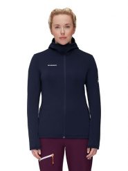 Mammut Kurtka polarowa "Aconcagua Light ML" w kolorze granatowym rozmiar: S. Niebieskie kurtki damskie Mammut, s, bez wzorów, z materiału, bez kaptura. Za 434.95 zł.