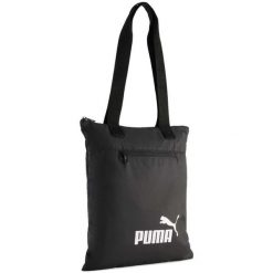 Torba Puma Phase Packable Tote 10L. Czarne torebki klasyczne damskie Puma, bez wzorów, z materiału, bez dodatków. Za 78.60 zł.