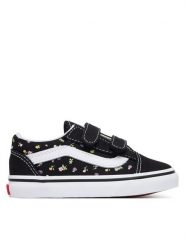 Vans Tenisówki Old Skool V VN000VB2HN11 Czarny. Czarne buty sportowe dziewczęce Vans, bez wzorów, z materiału, bez zapięcia. Za 219.99 zł.