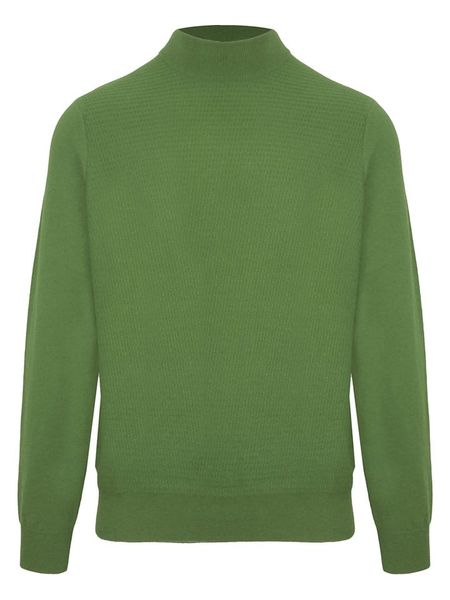 Malo Optimum Sweter "Lupetto" w kolorze zielonym rozmiar: XXL. Zielone swetry męskie Malo Optimum, xxl, bez wzorów, z kaszmiru, bez kołnierzyka. Za 304.99 zł.