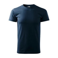 Koszulka Unisex Dla Dorosłych New Heavyweight T-shirt. Niebieskie bluzki damskie ALDER, bez wzorów, sportowe, bez kołnierzyka, bez ramiączek. Za 73.99 zł.