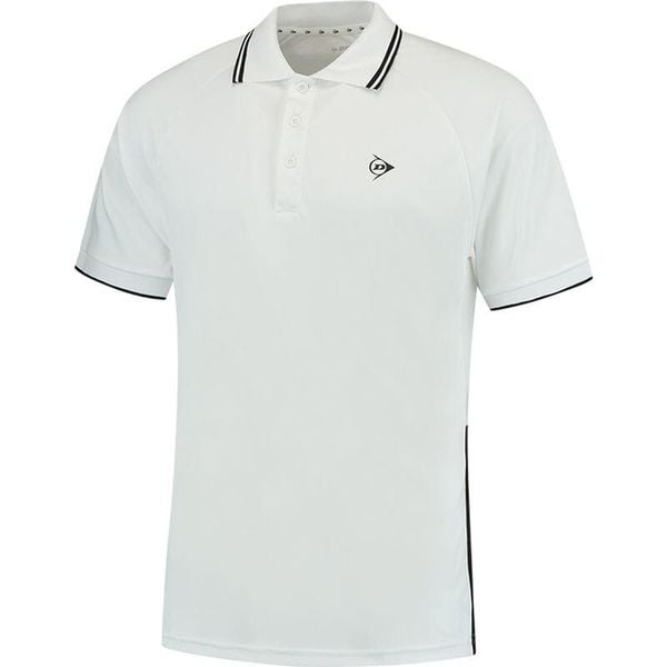 Koszulka sportowa męska Dunlop Club Polo Shirt. Białe koszulki polo męskie Dunlop, m, bez wzorów, bez ramiączek. Za 159.99 zł.
