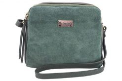 Listonoszka c. zielona BARBERINI'S skórzana 710-42. Zielone shopper bag damskie Barberinis, bez wzorów, ze skóry, na ramię, bez dodatków. Za 219.99 zł.