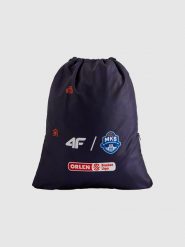 4F Plecak-worek 4F x MKS Dąbrowa Górnicza 2025/26 - granatowy Uniwersalny. Niebieskie plecaki damskie 4f, bez wzorów, sportowe. Za 99.99 zł.