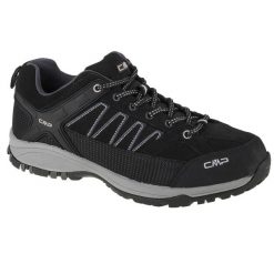 Buty trekkingowe męskie, CMP Sun Low Hiking. Czarne buty trekkingowe męskie CMP, z gumy, bez zapięcia. Za 249.99 zł.