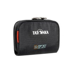 Portfel turystyczny Tatonka Plain Wallet RFID B - black. Czarne portfele damskie Tatonka, bez wzorów. Za 107.99 zł.