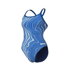 Damski kostium kąpielowy 1-częściowy Arena Marbled. Niebieskie stroje jednoczęściowe damskie Arena, l, bez wzorów. Za 310.00 zł.