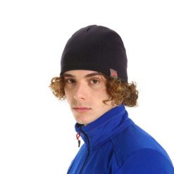 Czapka Zimowa Slam Logo Dorosłych. Niebieskie czapki męskie SLAM, na zimę, bez wzorów, z materiału, sportowe. Za 203.99 zł.