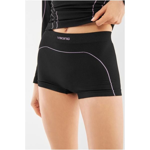 Bielizna damska VIKING Etna 2.0 Lady Boxers Bamboo. Czarna bielizna termoaktywna damska VIKING, bez wzorów. Za 62.99 zł.