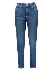 Gina Tricot Dżinsy - Mom fit - w kolorze niebieskim rozmiar: 32. Niebieskie jeansy damskie Gina Tricot, z podwyższonym stanem. Za 46.08 zł.