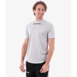 Koszulka piłkarska dla dorosłych Givova One. Szare t-shirty sportowe męskie Givova, m, z poliesteru, bez ramiączek, do piłki nożnej. Za 33.99 zł.
