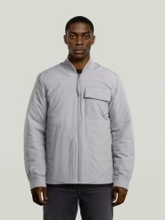 G-Star Kurtka w kolorze jasnoszarym rozmiar: M. Szare kurtki męskie G-Star, m, bez wzorów, retro, bez kaptura. Za 304.99 zł.