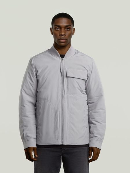 G-Star Kurtka w kolorze jasnoszarym rozmiar: M. Szare kurtki męskie G-Star, m, bez wzorów, retro, bez kaptura. Za 304.99 zł.