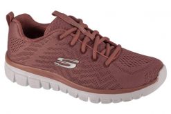 Buty sportowe Sneakersy damskie, Graceful - Get Connected. Czerwone buty sportowe na co dzień damskie Skechers, bez wzorów, z materiału, trekkingowe. Za 249.99 zł.