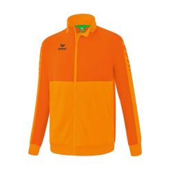 Kurtka robocza Erima Six Wings Pomarańczowa Junior. Brązowe kurtki męskie Erima, bez wzorów, z materiału, sportowe, bez kaptura. Za 271.99 zł.