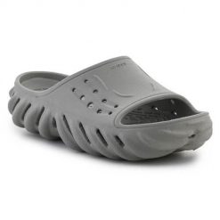 Klapki unisex Crocs Echo. Szare klapki i japonki męskie Crocs, z materiału. W wyprzedaży za 220.95 zł.