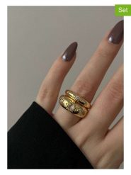 Lodie Silver Pierścionki (2 szt.) rozmiar: onesize. Szare pierścionki damskie Lodie Silver, z mosiądzu. Za 136.45 zł.