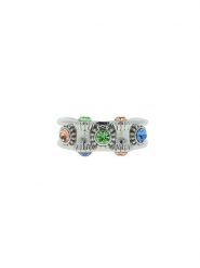 Otazu Pierścionek z kryształami Swarovski rozmiar: onesize. Szare pierścionki damskie Otazu, z kryształem, z mosiądzu. Za 140.95 zł.