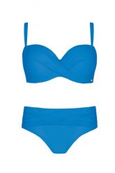 Strój kąpielowy damski dwuczęściowy kostium na plażę wakacje Self Bodrum 2. Niebieskie bikini damskie SELF HEAT, z aplikacjami. Za 211.98 zł.