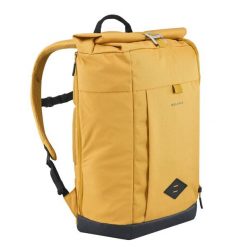 Plecak turystyczny Quechua NH500 Escape Rolltop 23 litry. Brązowe plecaki damskie QUECHUA, bez wzorów, sportowe. W wyprzedaży za 129.99 zł.