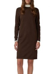 S.Oliver Sukienka w kolorze brązowym rozmiar: 38. Brązowe sukienki damskie S.Oliver, na co dzień, s, bez wzorów, bez kołnierzyka, bez ramiączek, mini, proste. Za 104.99 zł.