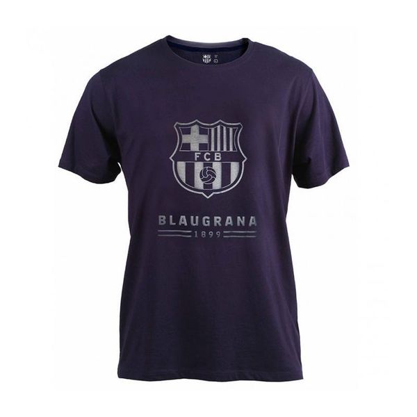 Koszulka Blaugrana Herb Barçy. Niebieskie t-shirty sportowe męskie FC Barcelona, l, bez ramiączek, do piłki nożnej. Za 130.94 zł.