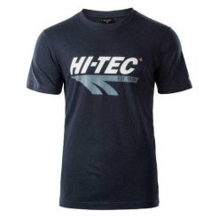 T-shirt Męski Retro Logo. Niebieskie t-shirty męskie Hi-tec, l, bez wzorów, z bawełny, bez kołnierzyka. Za 59.99 zł.