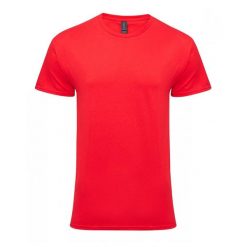 Bawełniana Lekka Koszulka Unisex Dla Dorosłych. Białe bluzki damskie Gildan, s, bez wzorów, z bawełny, sportowe, bez kołnierzyka, bez ramiączek. Za 46.99 zł.