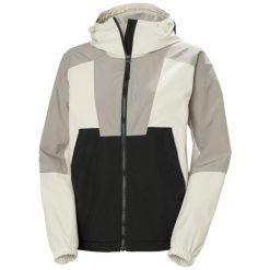 Kurtka przeciwdeszczowa damska Helly Hansen Rig Rain. Szare kurtki przeciwdeszczowe damskie Helly Hansen, bez kaptura. W wyprzedaży za 648.50 zł.