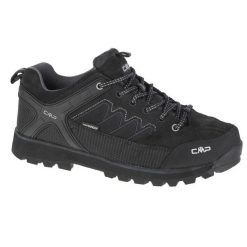 Buty trekkingowe męskie, CMP Moon Low. Czarne buty trekkingowe męskie CMP, bez zapięcia, trekkingowe. Za 645.00 zł.