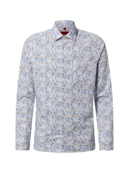 Finshley & Harding koszula biznesowa - Easy Care Mężczyźni Slim Fit Bawełna biały|wielokolorowy|niebieski|brązowy, 40. Białe koszule męskie Finshley & Harding, m, bez wzorów, z bawełny, bez kołnierzyka, bez ramiączek. Za 119.95 zł.