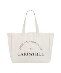 Torba bawełniana na siłownię Carpatree. Białe torebki klasyczne damskie Carpatree, bez wzorów, z bawełny, bez dodatków. Za 79.99 zł.
