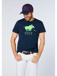 Polo Sylt Koszulka w kolorze granatowym rozmiar: XL. Niebieskie koszulki polo męskie Polo Sylt, xl, bez wzorów, bez ramiączek. Za 70.45 zł.